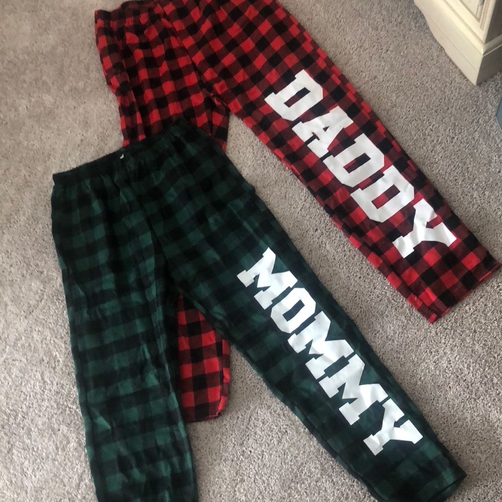 Mommy & Daddy Christmas PJ Pants